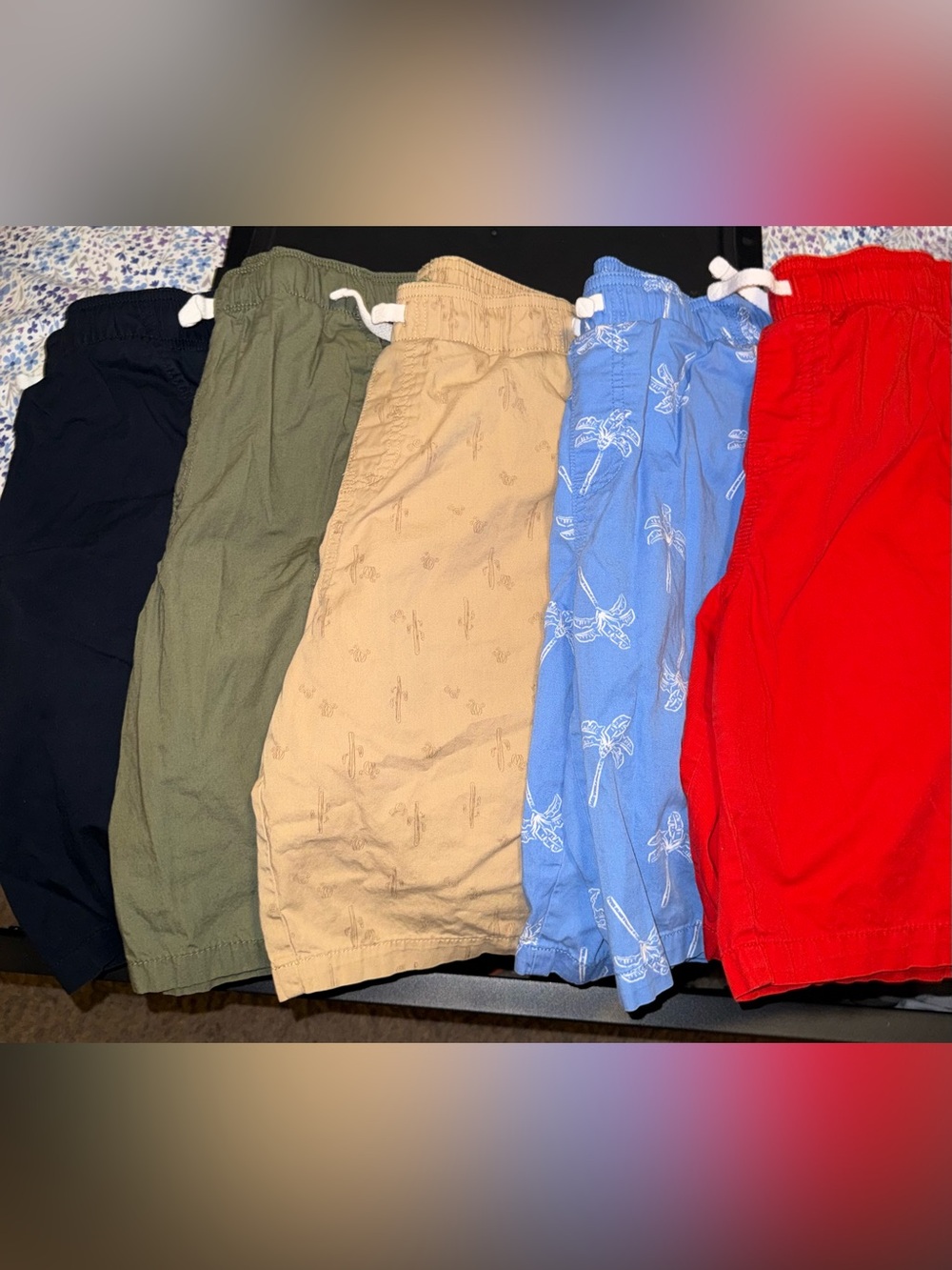 Dip boys shorts elastic waist| set of 5| light blue have tiny black marks - Picture 2 of 13